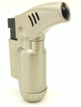 GAZE High jet Flame Butane Gas Refillable Adjustable Butane Jet Torch Lighter (GAS NOT INCLUDED) - Silver High jet Flame Butane Gas Refillable Adjustable Butane Jet Torch Lighter (GAS NOT INCLUDED) - Silver Pocket Lighter