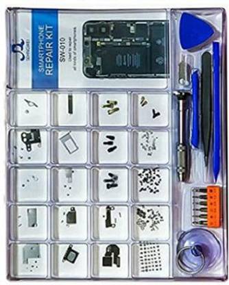 Gilhot Phone Repair Kit | SW-010 Repairing Tool Set Multi-Purpose Phone Disassemble Tool Cell Phone Repair Accessories Mobile Phone Parts Screw Replacement for Home Store Use Tubed Tyre Puncture Repair Kit