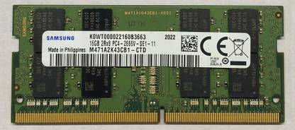 SAMSUNG PC4 DDR4 16 GB (Dual Channel) Laptop (M471A2K43CB1 - CTD)