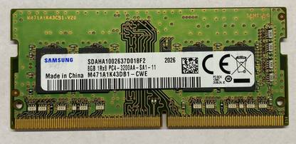 SAMSUNG PC4 DDR4 8 GB (Single Channel) Laptop (M471A1K43DB1 - CWE)