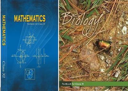 NCERT Textbook ( Math, Biology ) For Class 11th, Combo Set, Paperback Binding