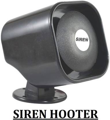 REALON Security Alarm Siren Hooter Used for Car, Bikes, ATM, Banks, Homes, Offices etc.. Wired Sensor Security System