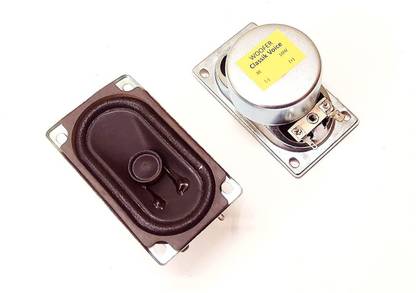 ERHIndia (Pack of 2 pc) 8 Ohm 10 Watt 2 X 3.5 Inch Speaker Woofer 8 Ohm 10 Watt for Color TV, Home Theater, Amplifiers with Good Bass and Superior Sound Quality Speaker Mount