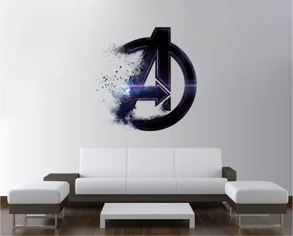 Decal Point 52 cm Marvel Avengers Wall Sticker to add life to your Walls (52cm x 50cm) Self Adhesive Sticker