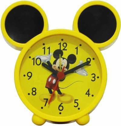 Zinzo Analog Yellow Clock