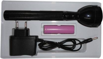 DP.LED ORIGINAL J-8990 LONG RANGE FLASHLIGHT WITH RECHARGEABLE BATTERY Emergency Light Torch