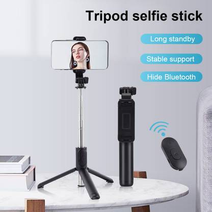 Black Camel Selfie Stick with Wireless Remote and Tripod Tripod