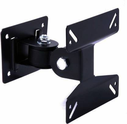 LKMO New 003 Moving Tv Wall Mount Stand Universal Slim Tilt & Swivel Full Motion TV Wall Mount Bracket for 14-26" Inch PC Monitor TFT LCD LED And Plasma Flat Curved Screen Televisions,VESA 75x75/ 100x100mm,Weight Capacity 15Kgs Full Motion TV Mount