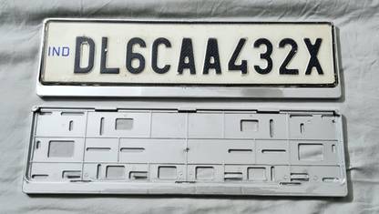 GHS Chromed Number HSRP Plate Frame Car Number Plate