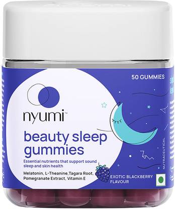 Nyumi Beauty Sleep Gummies With Melatonin|For Sound Sleep| Clinically Proven