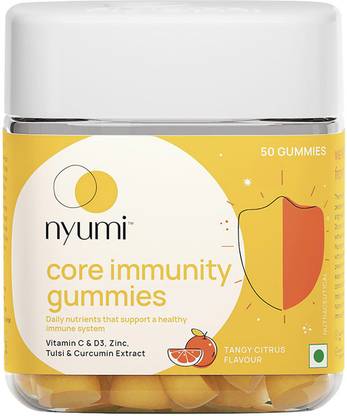Nyumi Core Immunity Gummies For Healthy Immunity With CURCUMIN EXTRACT