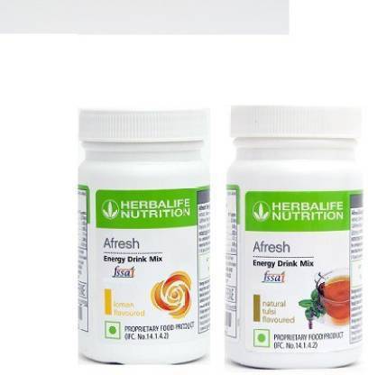 HERBALIFE Nutrition afresh eanergy drink mix LEMON+TULSI Energy Drink