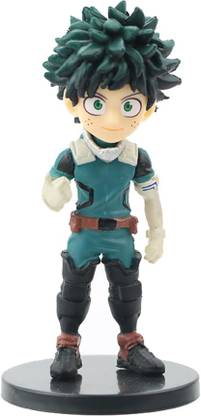 PLA Giftmart My Hero Academia Cute Izuku Midoriya Mini Action Figures Showcase 9cm Model Toys