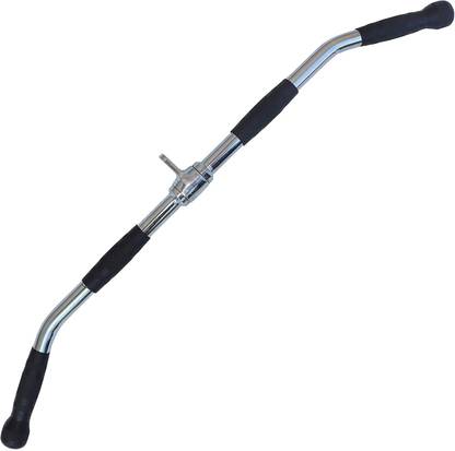 KOBO LAT Bar Pull Down with Rubber Handgrips 36" Long for Cable Attachment (IMPORTED) Multi-training Bar