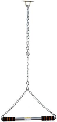 IBS Steel Pull Up/Chin up Bar, Heavy Duty Rod with Thick Chain Hanging Rod Pull Up Bar Pull-up Bar