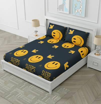 PANKAJ KOMAL Reversible Polycotton Queen Bed Cover