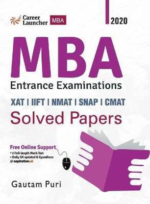 MBA 2020-21 Solved Papers (Xat|Iift|Nmat|Snap|Cmat)
