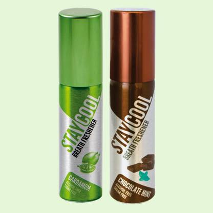 STAY COOL (1 Spice , 1 Sweet) Breath Freshener Spray Spray