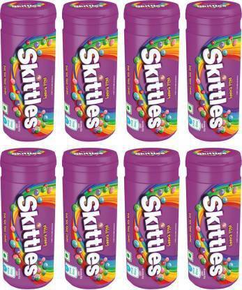 Skittles Wildberry Bite Size Fruit Candies 33.6GM X 8 PACK Wild berry Fruit Flavors Candy