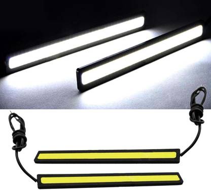 Auto Stuff COB Led DRL Day time Running Water Proof Car Fancy Lights