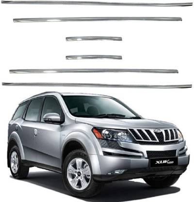 GOODSPECKER Window Garnish - XUV500 (Set of 6 Pcs) Chrome MAHINDRA XUV500 W4 Front Garnish