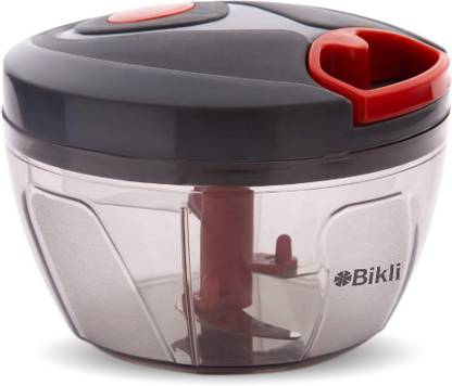 Bikli handy Chopper with sharp 3 SS Blades, Quick Smart tool for Vegetable & Fruit Chopper