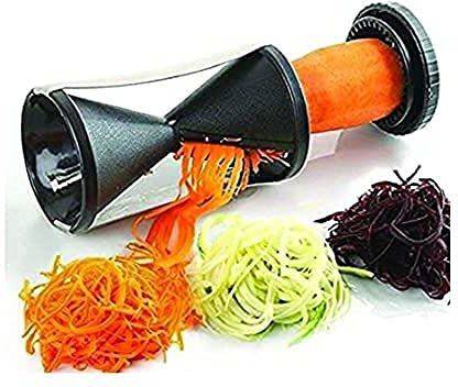 Trustfy Vegetable Spiral Vegetable Noodle Cutter Grater Slicer Peeler Salad Decorator Noodles Vegetable Cutter for Kitchen, Spiral Cutter for Kitchen, Vegetable Spiralizer Slicer Vegetable & Fruit Grater & Slicer