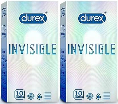 DUREX Invisible -10 Count (Pack of 2) Condom