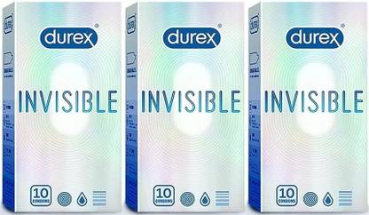 DUREX Invisible -10 Count (Pack of 3) Condom