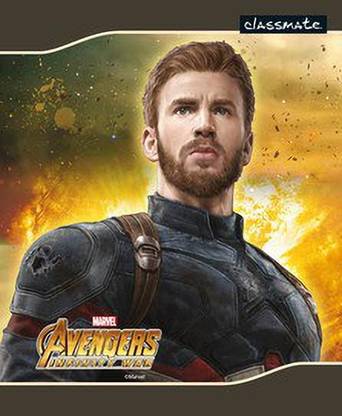 Classmate Avengers Regular Notebook Single Line - Interleaf 172 Pages