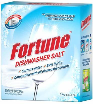 FORTUNE Dishwasher Salt - 1 Kg (Pack Of 4 ) Compatible With All Dishwasher Brands Dishwashing Detergent