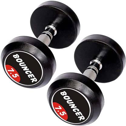 DT 7.5 KG Bouncer Dumbbells set of 2(15KG) Fixed Weight Dumbbell
