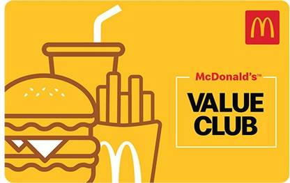McDonalds Restaurant Digital Gift Card