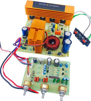 Pcb And Electronics 9500W TIP142-TIP147 Mosfet 12V DC Amplifier Board For Car, Tractor, Sound Recorder and Sound Circuit Electronic Hobby Kit
