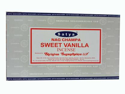 Satya Sweet Vanilla Incense Stick Long Lasting Fragrance Masala Agarbatti