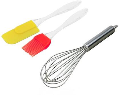 NOHUNT Stainless Steel Whisk, Spiral Kitchen Whisk Set Kitchen Whip Kitchen Utensils Kitchen Tool Set