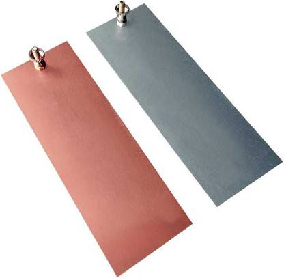 VITSZEE Copper, Zinc Plate ( Strips ) for Science Experiment| Practical | Project | Chemistry |Physics | Science Lab| Fun-Magic Learning | Science Fair | Model | Tinkering Lab|