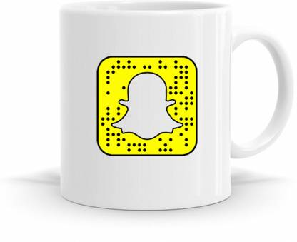 R CREATION SnapChat Ceramic Coffee Mug
