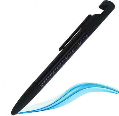 ड्स्क्वेयर 6 इन 1Pen विथ मोबाइल स्क्रीन क्लीनर मोबाइल स्टैंड स्केल पेन, स्टाइलस पेन, मोबाइल फॉर पेन एंड्रॉइड, स्टाइलस फॉर एंड्रॉइड मोबाइल एंड टैबलेट मल्टी-फंक्शन पेन