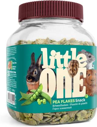 Little one Snack Pea Flakes in Tin 230 g Guinea Pig Treat