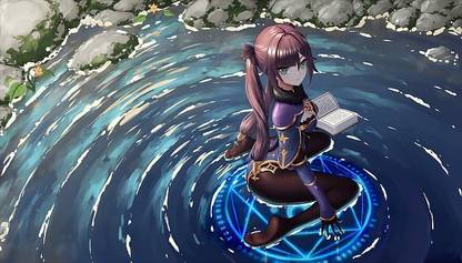 Genshin Impact Mona Genshin Impact Matte Finish Poster Paper Print