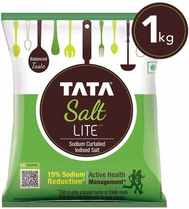 Tata lite sodium curtailed iodized salt 1 kg Iodized Salt