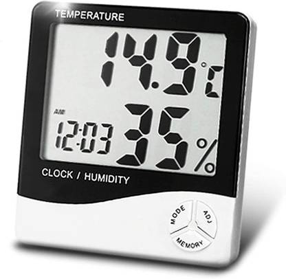 Psb Clocks | Alarm Clock | Table Clock| Digital Clock | Table Clock for Study Table | Table Watch, Digital Alarm Clocks, Desk Clock, Temperature and Humidity Sensor, Pack of 01 Sand Clock