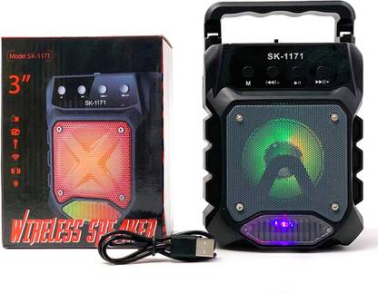 OUD SK-1171 Portable Speaker, Micro SD Card 5 W Bluetooth Speaker