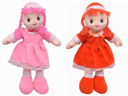 NTG Cute Soft Dolls For Kids Two Dolls Combo  - 45 cm