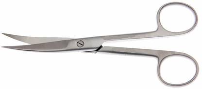 ARINEO dressing scissor 14cm curved sharp stainless steel Curved And Angled Dissecting Scissors