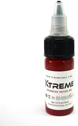 Xtreme SCARLET RED 1/2 OZ Tattoo Ink