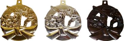 Be Win KARATE 3D DESIGNED SET OF 3 MEDALS Trophy