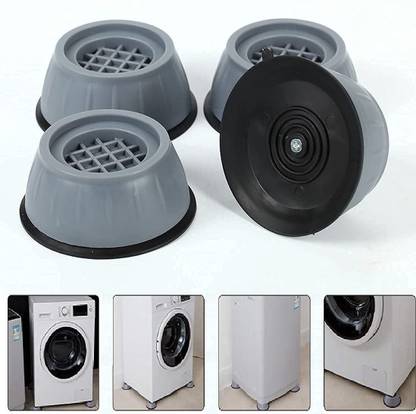 Tapixaa Anti Vibration Pads for Washing Machine and Dryer, Shock Absorber Noise Cancelling Washer Support, Anti Walk Heightening Pads with Suction Cup Feet, Prevent Moving Shaking washing machine pads anti vibration Pack of 1 (4 piece) Washing Machine Door Hinge