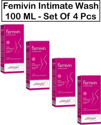 Femivin INTIMATE WASH KELLY Private Part Wash Intimate Wash 4x100ml Intimate Wash